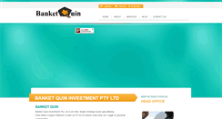 Desktop Screenshot of banketquininvestment.com