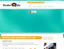 Tablet Screenshot of banketquininvestment.com